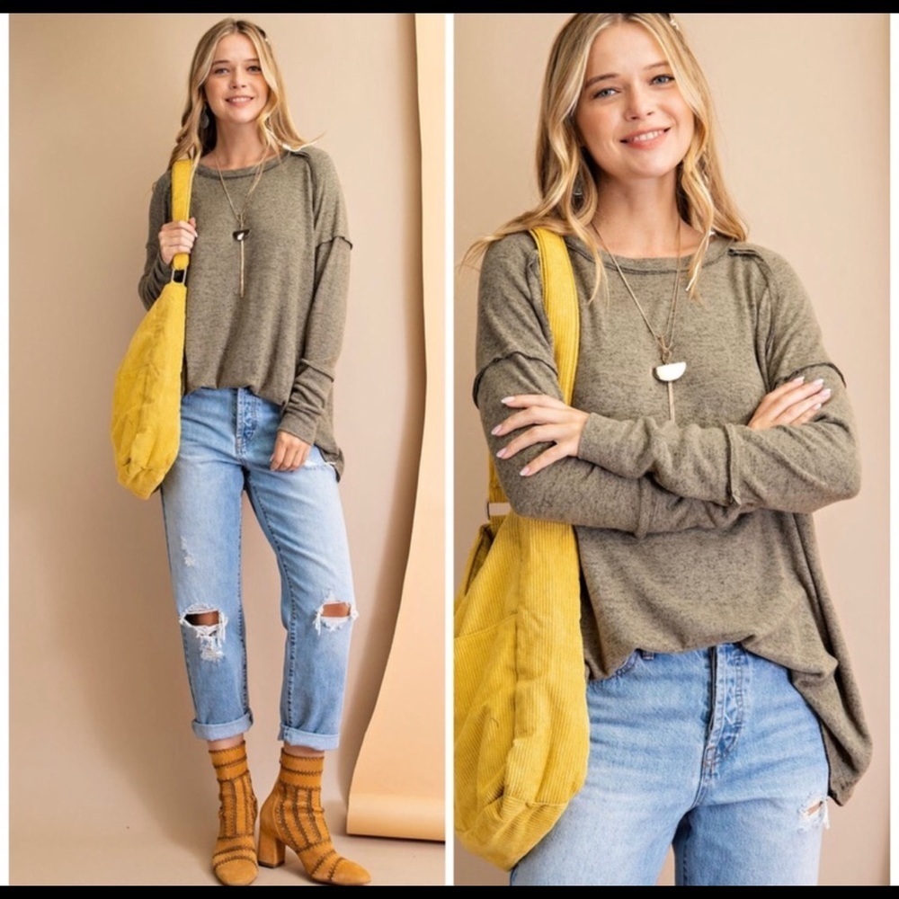 The BREENA Hacci Knit Tunic